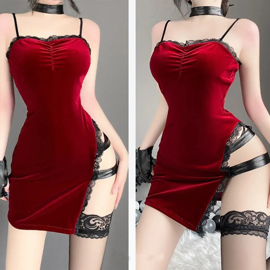 resident evil red dress Ada Wong Resident Evil Cosplay Red Dress – Lace Cheongsam | Shop Retro  Video Games and More