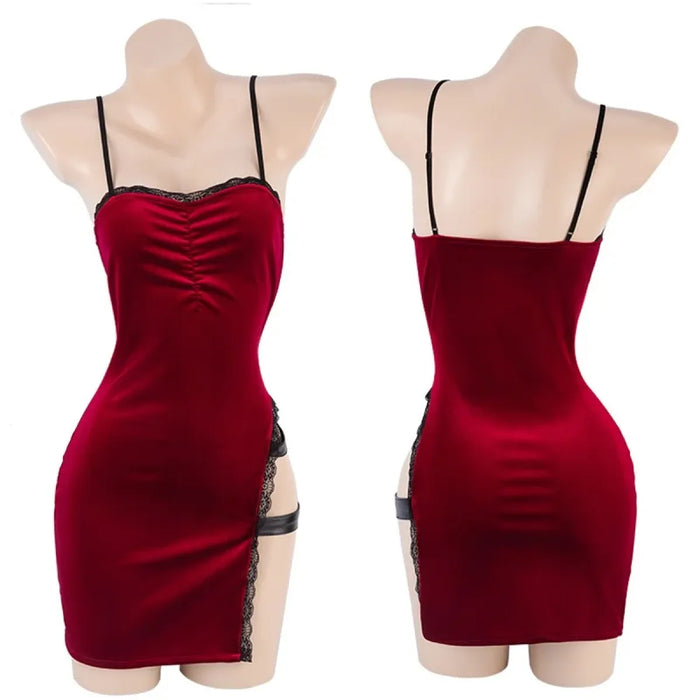 Ada Wong Resident Evil Cosplay Red Dress – Lace Cheongsam | Shop Retro Video Games and More Ada Wong Resident Evil Cosplay Red Dress – Lace Cheongsam | Shop Retro Video Games and More