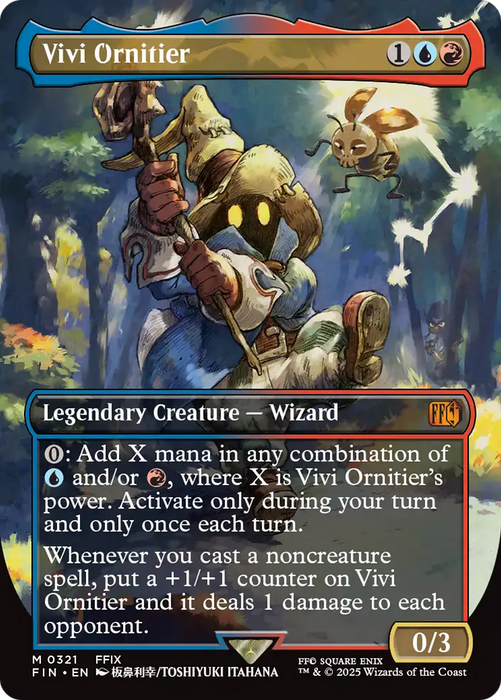 Vivi Ornitier (FIN-321) - FINAL FANTASY (Borderless) Foil - for just $42.37! 