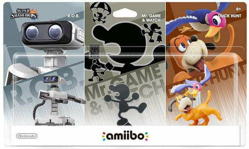 Mr. Game & Watch, R.O.B. & Duck Hunt Amiibo [3 Pack] [Super Smash Bros.] [Sealed] – Nintendo Amiibo - for just $65.99! 