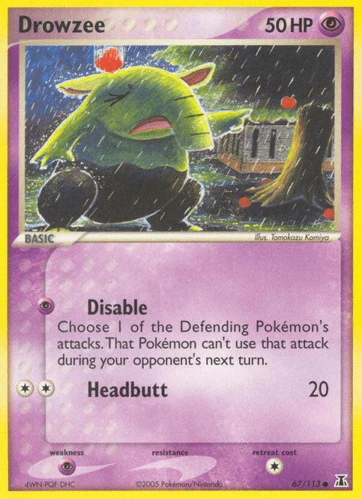 Drowzee (67/113) [EX: Delta Species] - for just $1.25! 