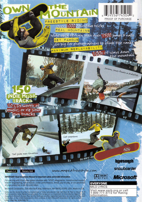 Amped: Freestyle Snowboarding – Xbox (XBOX) - for just $4.99! 