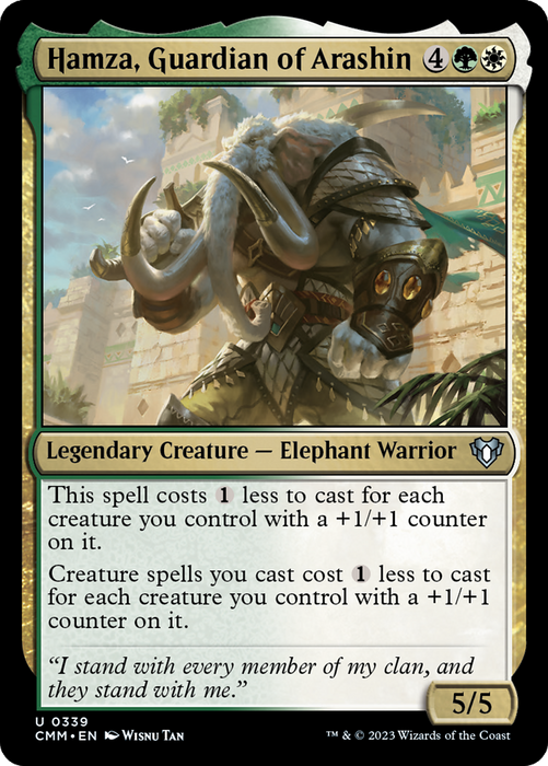 Hamza, Guardian of Arashin (CMM-339) - Commander Masters - for just $0.10! 