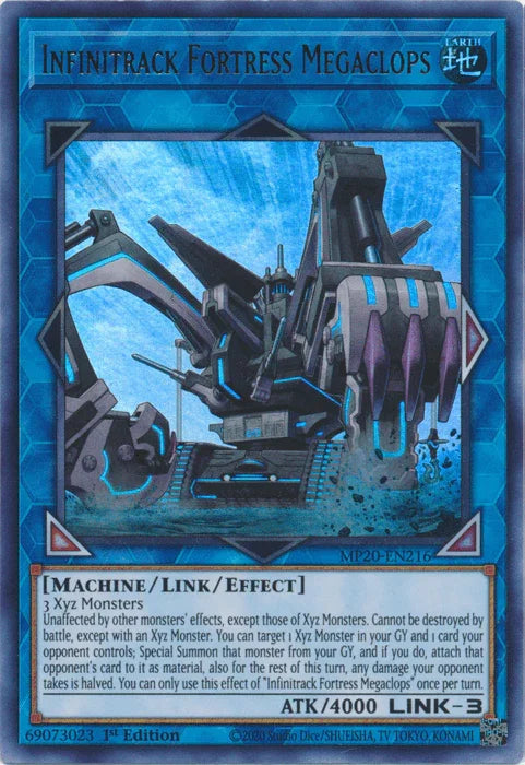 Infinitrack Fortress Megaclops [MP20-EN216] Ultra Rare - for just $0.20! 