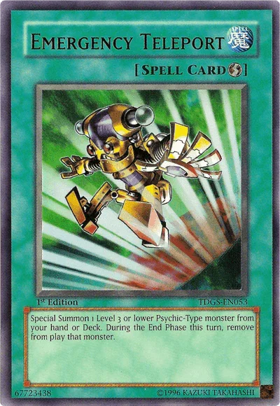 Emergency Teleport [TDGS-EN053] Ultra Rare - for just $1.15! 