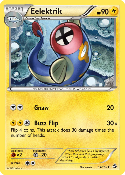 Eelektrik (63/160) [XY: Primal Clash] - for just $0.10! 