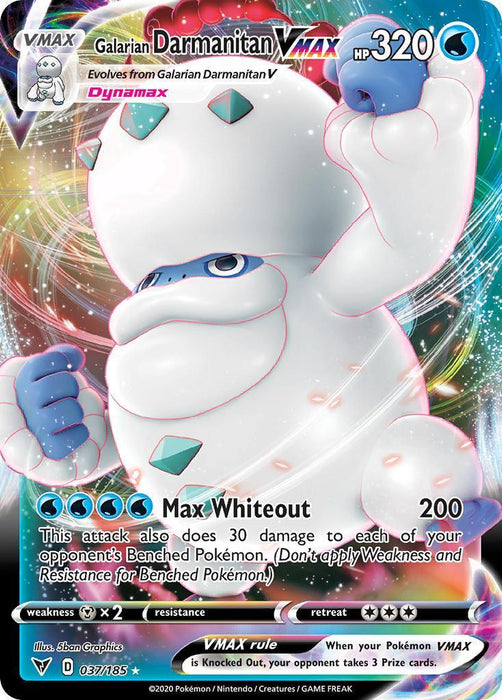 Galarian Darmanitan VMAX (037/185) [Sword & Shield: Vivid Voltage] - for just $0.60! 