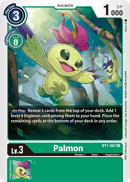 Palmon [BT1-067] (Official Tournament Pack Vol.3) [Release Special Booster Promos] - Just $0.09! Shop now at Retro Gaming of Denver