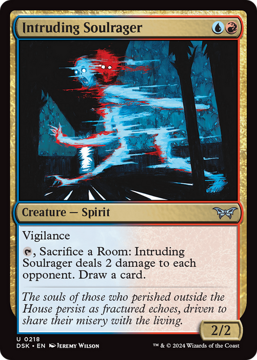 Intruding Soulrager (DSK-218) - Duskmourn: House of Horror - for just $0.01! 