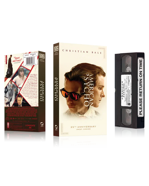 American Psycho - 25th Anniversary Be Kind, Rewind Edition (VHS) - for just $37.99! 