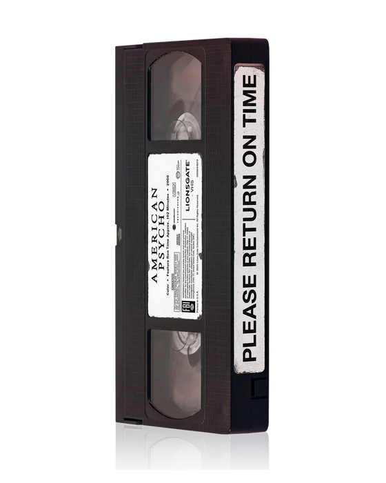 American Psycho - 25th Anniversary Be Kind, Rewind Edition (VHS) - for just $37.99! 