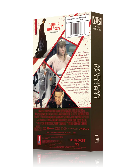 American Psycho - 25th Anniversary Be Kind, Rewind Edition (VHS) - for just $37.99! 