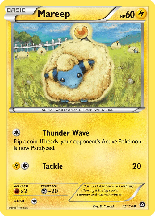 Mareep (38/114) [XY: Steam Siege] - for just $0.10! 