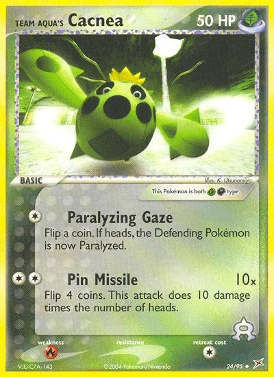 Team Aqua's Cacnea (24/95) [EX: Team Magma vs Team Aqua] - for just $1.05! 