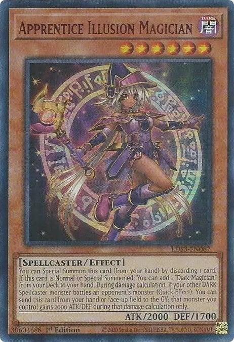 Apprentice Illusion Magician (Red) [LDS3-EN087] Ultra Rare - for just $0.25! 