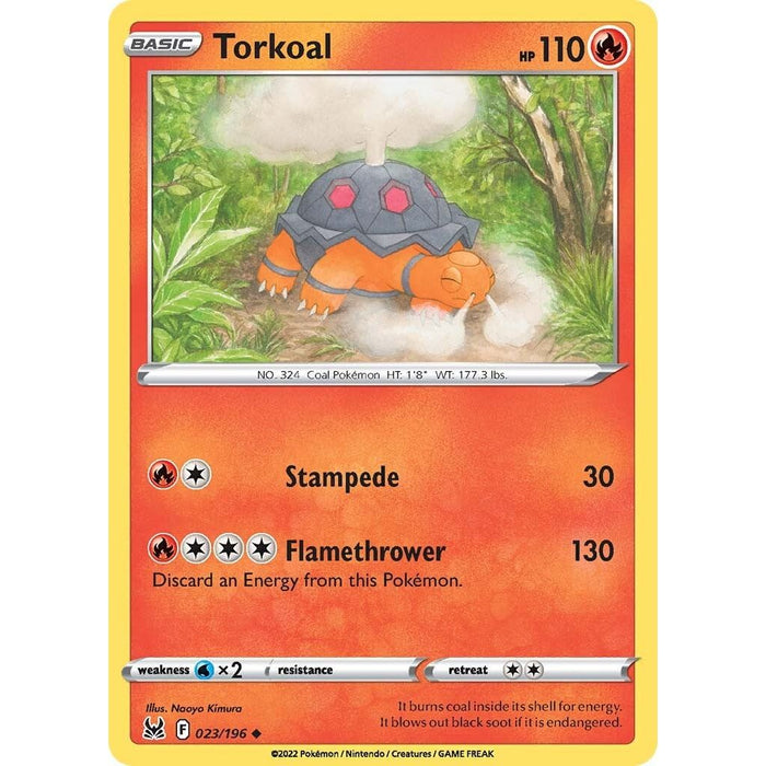 Torkoal (023/196) [Sword & Shield: Lost Origin] - Just $0.05! Shop now at Retro Gaming of Denver