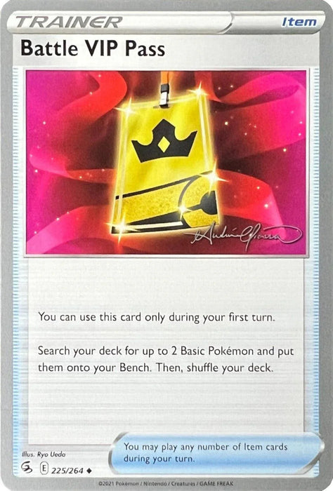 Battle VIP Pass (225/264) (The Shape of Mew - Andre Chiasson) [World Championships 2022] - for just $0.25! 