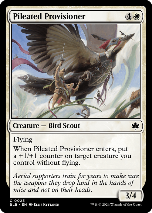 Pileated Provisioner (BLB-025) - Bloomburrow - for just $0.01! 
