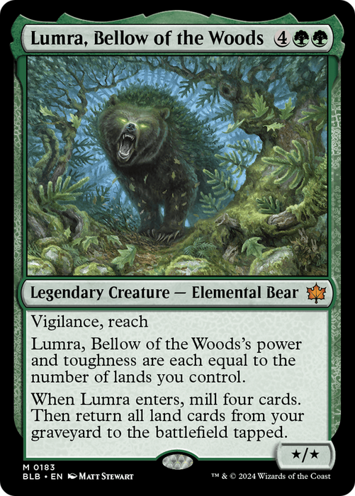 Lumra, Bellow of the Woods (BLB-183) - Bloomburrow - for just $7.24! 
