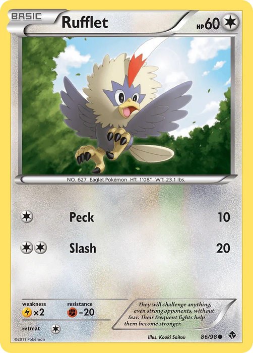 Rufflet (86/98) [Black & White: Emerging Powers] - for just $0.15! 
