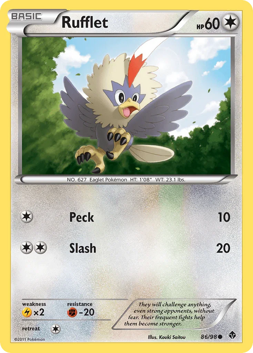 Rufflet (86/98) [Black & White: Emerging Powers] - for just $0.15! 