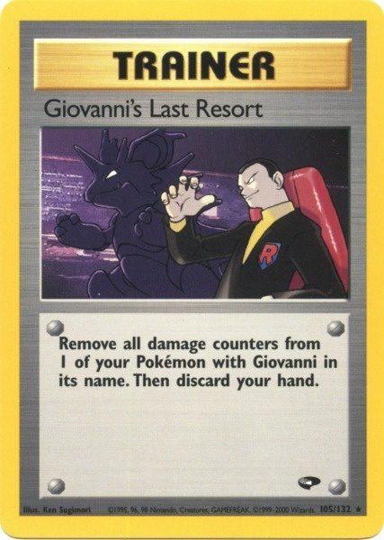 Giovanni's Last Resort (105/132) [Gym Challenge Unlimited] - for just $3.85! 