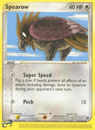 Spearow (81/100) [EX: Sandstorm] - for just $0.25! 