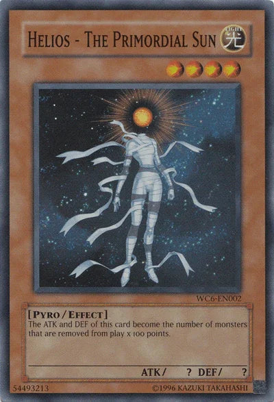 Helios - The Primordial Sun [WC6-EN002] Super Rare - for just $0.30! 