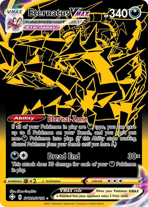 Eternatus VMAX (SV122/SV122) [Sword & Shield: Shining Fates] - for just $2.60! 