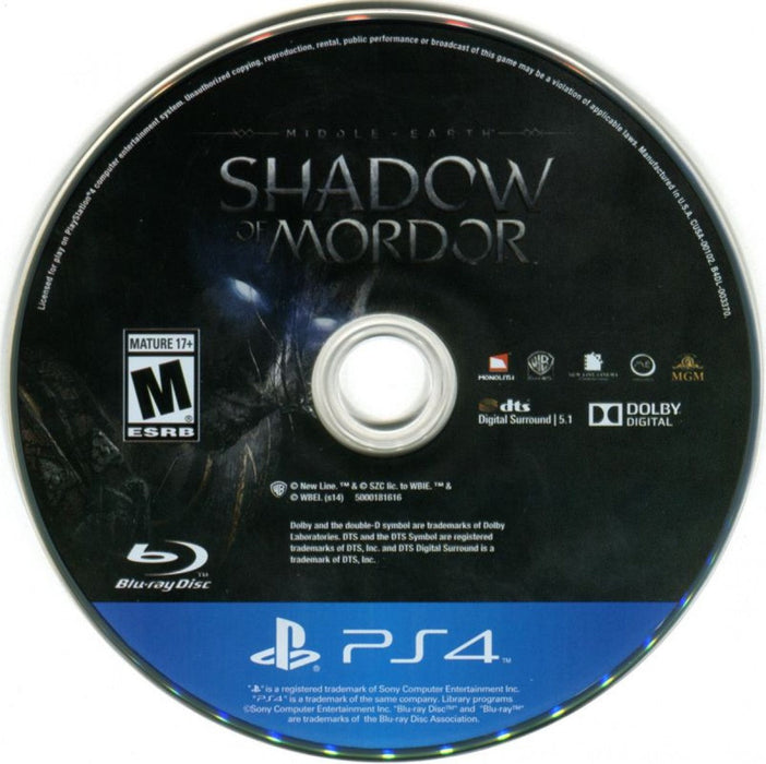 Middle Earth: Shadow of Mordor – PlayStation 4 (PS4) - for just $8.99! 