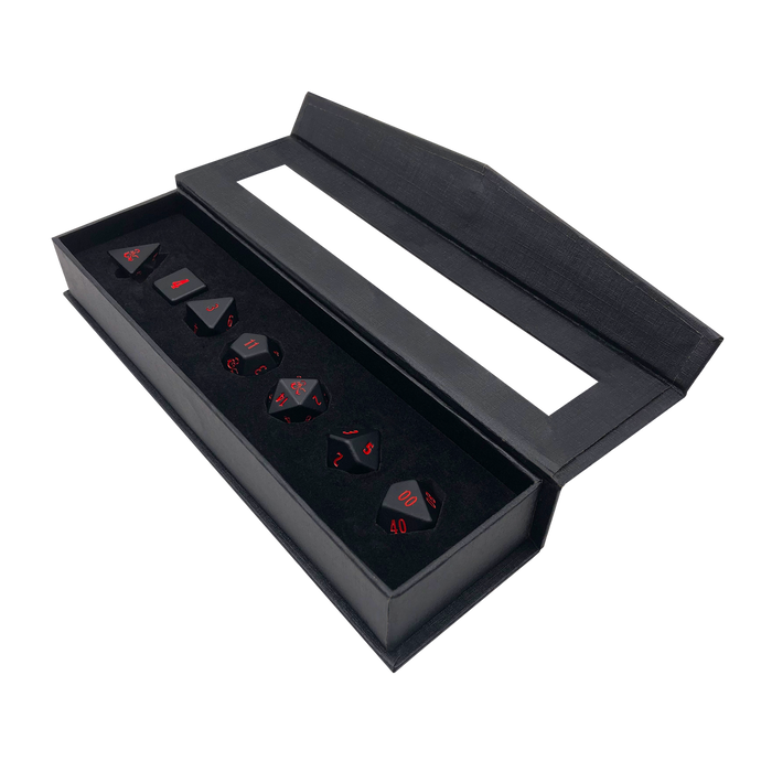 Ultra PRO: Heavy Metal Dice - 7-Dice Set (Dungeons & Dragons) - for just $0! 