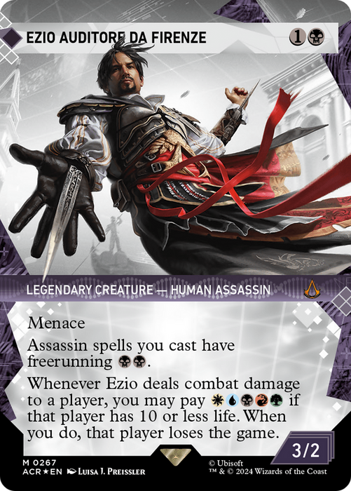 Ezio Auditore da Firenze (Showcase) (Textured Foil) [Assassin's Creed] - Just $12.80! Shop now at Retro Gaming of Denver