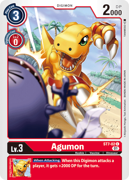 Agumon [ST7-02] [Starter Deck: Gallantmon] - Just $0.09! Shop now at Retro Gaming of Denver