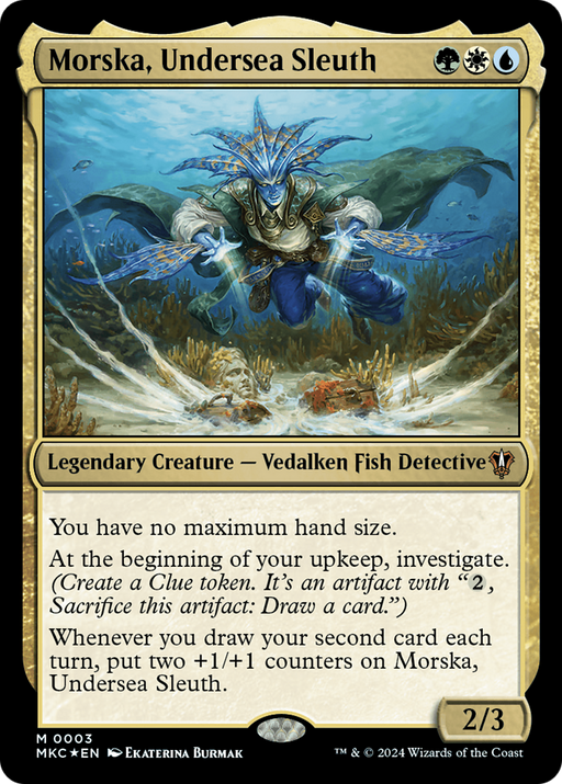 Morska, Undersea Sleuth (MKC-003) - Murders at Karlov Manor Commander Foil - for just $0.15! 