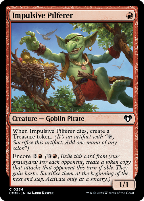 Impulsive Pilferer (CMM-234) - Commander Masters - for just $0.05! 