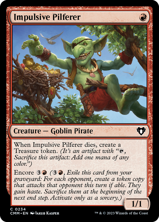 Impulsive Pilferer (CMM-234) - Commander Masters - for just $0.05! 