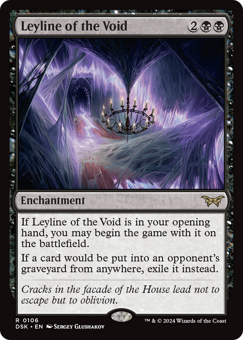 Leyline of the Void (DSK-106) - Duskmourn: House of Horror - for just $0.20! 
