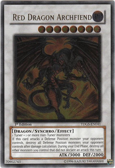Red Dragon Archfiend [TDGS-EN041] Ultimate Rare - for just $35.30! 