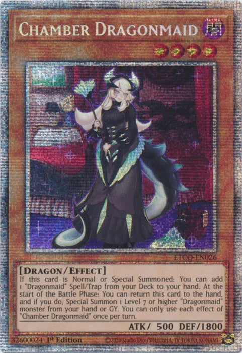 Chamber Dragonmaid [ETCO-EN026] Starlight Rare - for just $42.90! 