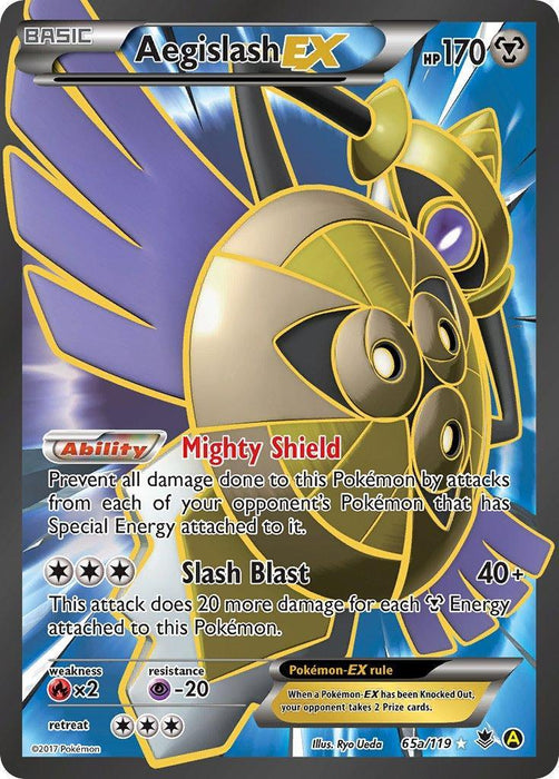 Aegislash EX (65a/119) [Alternate Art Promos] - for just $5.10! 
