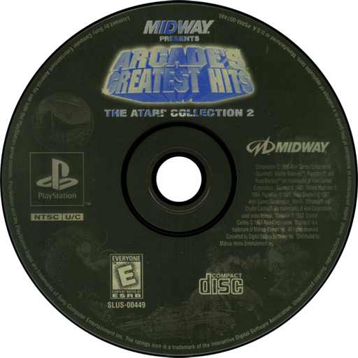 Arcade's Greatest Hits: Atari Collection 2 – PlayStation 1 (PS1) - for just $10.99! 