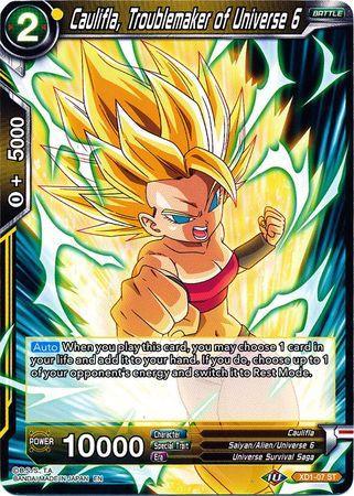 Caulifla, Troublemaker of Universe 6 (XD1-07) [Assault of the Saiyans] - for just $0.15! 