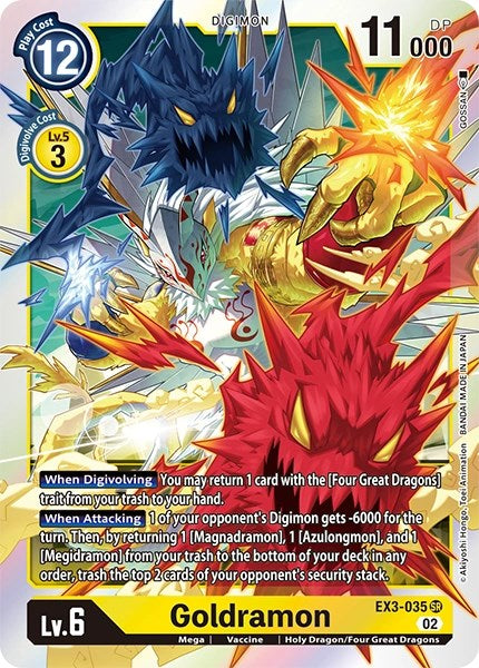 Goldramon [EX3-035] [Revision Pack Cards] - Just $0.09! Shop now at Retro Gaming of Denver