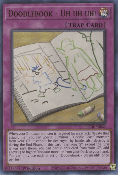 Doodlebook - Uh uh uh! [BLCR-EN034] Ultra Rare - for just $0.10! 