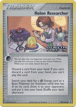 Holon Researcher (95/113) (Stamped) [EX: Delta Species] - for just $5.45! 
