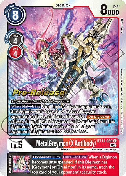 MetalGreymon (X Antibody) [BT11-069] [Dimensional Phase Pre-Release Promos] - Just $2.90! Shop now at Retro Gaming of Denver