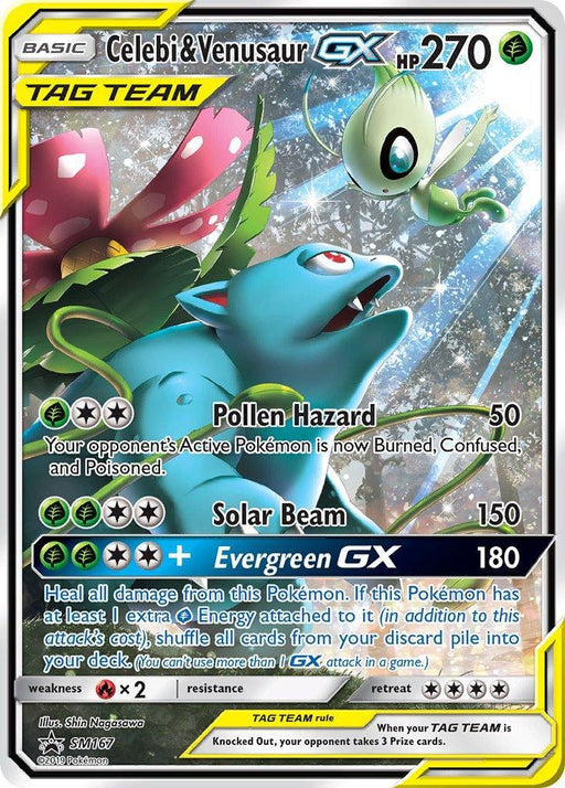 Celebi & Venusaur GX (SM167) [Sun & Moon: Black Star Promos] - for just $35.35! 