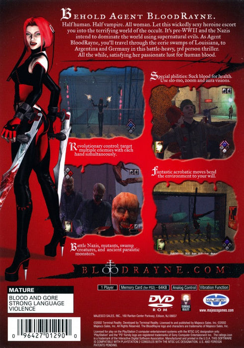 BloodRayne – PlayStation 2 (PS2) - for just $18.99! 