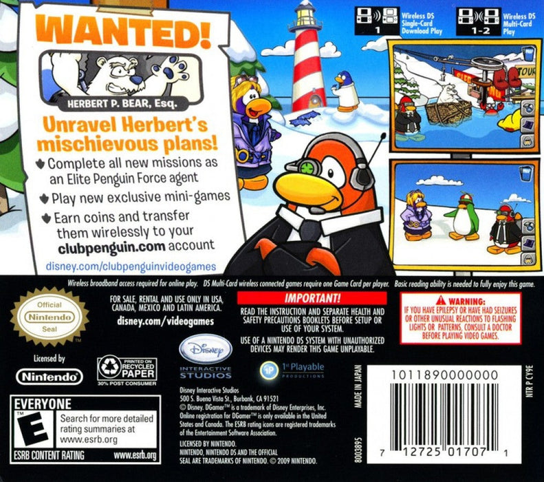 Club Penguin: Herbert's Revenge – Nintendo DS (DS) - for just $0! 