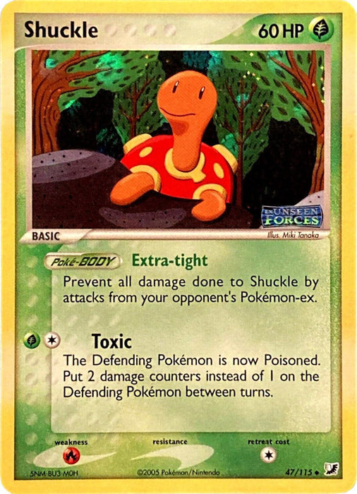 Shuckle (47/115) (Stamped) [EX: Unseen Forces] - for just $23.30! 